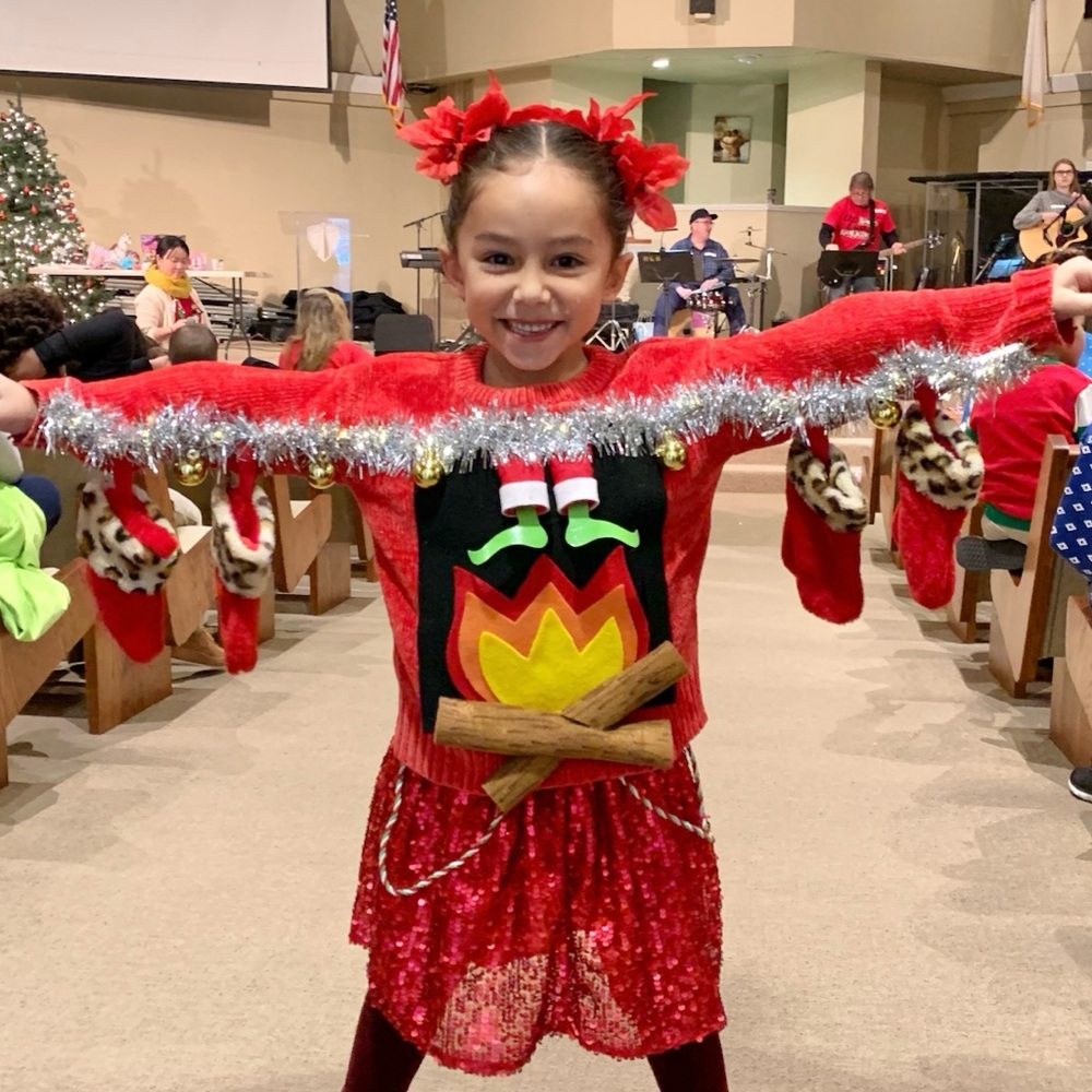 Handmade Ugly Christmas Sweater, 5T